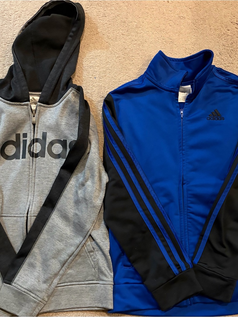 Kids adidas zip up